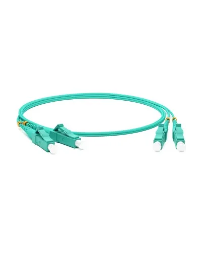 FC-D2-503-SC/PR-ST/PR-H-2M-LSZH-AQ. Патч-корд волоконно-оптический многомодовый. Hyperline в Хабаровске