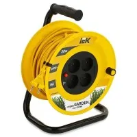 УК30 4 места, 30м (WKP23-06-04-30). Удлинитель на катушке Garden. IEK