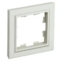 Рамка 1-местная РУ-1-БрКр IP20 бежевый BRITE (BR-M12-K10). Рамка. IEK