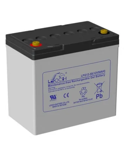 LEOCH LPG 12-50. Аккумулятор герметичный свинцово-кислотный. LEOCH в Хабаровске