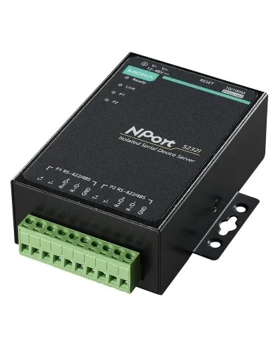 NPort 5232I. 2-портовый асинхронный сервер. MOXA в Хабаровске