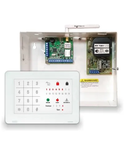 NV 1010c/8524. Устройство оконечное объектовое приемно-контрольное c GSM коммуникатором. NAVIgard в Хабаровске