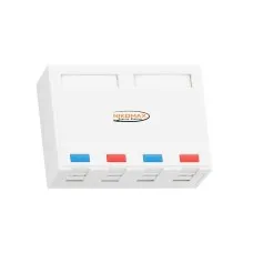 NMC-MB4P-ST-WT. Корпус настенной розетки. NIKOMAX
