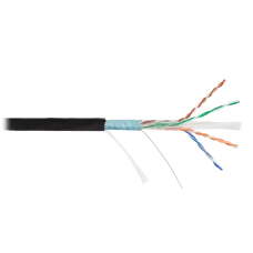 F/UTP 4pair, Cat6a, Solid, Out, PVC (NMC 4255B-BK). Кабель «витая пара» (LAN) для структурированных систем связи. NIKOMAX