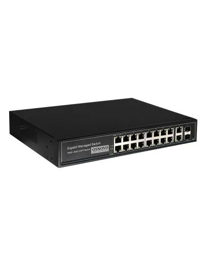 SW-8182/L(300W). Коммутатор 16-портовый  Gigabit Ethernet с PoE. OSNOVO в Хабаровске
