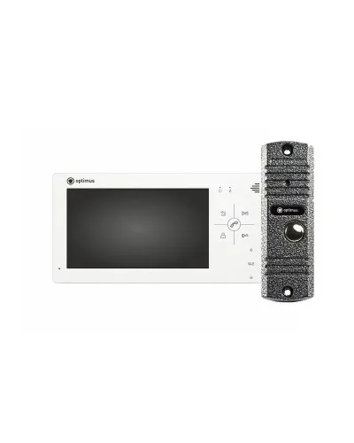VM-7.0 (w)+ DS-700L (сереб.). Комплект видеодомофона. Optimus в Хабаровске