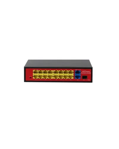 PND-16P-2G1F Lite (180W). Коммутатор неуправляемый 18-портовый с PoE. Polyvision в Хабаровске