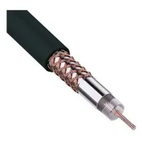 RG-58 A/U, 50 Ом, Cu/Al/Cu, 64%, 100 м, черный (01-2003). Кабель коаксиальный радиочастотный. Rexant