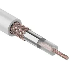 RG-58 A/U, 50 Ом, Cu/Al/Cu, 64%, 100 м, белый (01-2001). Кабель коаксиальный радиочастотный. Rexant
