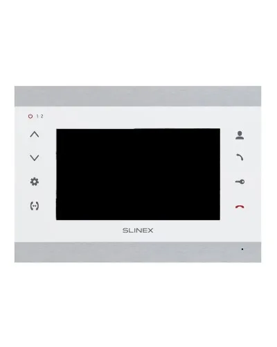 SL-07N Cloud (Silver+White). Монитор домофона цветной с функцией «свободные руки». SLINEX в Хабаровске