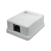 Розетка настенная RJ-45, 8P8C, Cat.5e, 1 порт UTP (10-0307): Компьютерная розетка