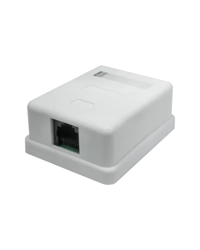 Розетка настенная RJ-45, 8P8C, Cat.5e, 1 порт UTP (10-0307): Компьютерная розетка в Хабаровске