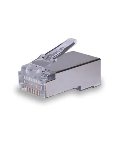 Коннекторы 8P8C FTP Cat.5e (RJ-45) (100шт) (10-0231). Разъем RJ-45. SUPRLAN в Хабаровске