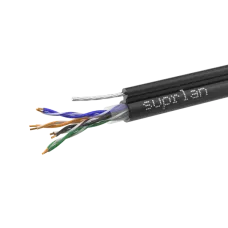 UTP Cat.5e 4x2xAWG24 Cu PE Outdoor T-FG8 (трос) Standard (01-0322-1). Кабель «витая пара» (LAN) для структурированных систем связи. SUPRLAN