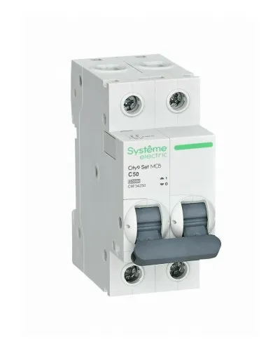 City9 Set 2P 50А 4.5kA С (C9F34250). Автоматический выключатель. Systeme Electric в Хабаровске