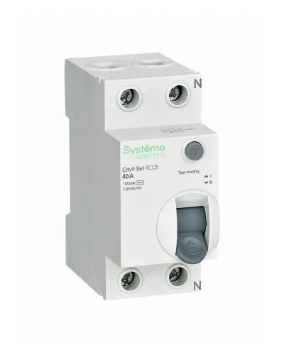 City9 Set 40А 2P 100мА AC 230В (C9R56240). Выключатель дифференциального тока. Systeme Electric в Хабаровске