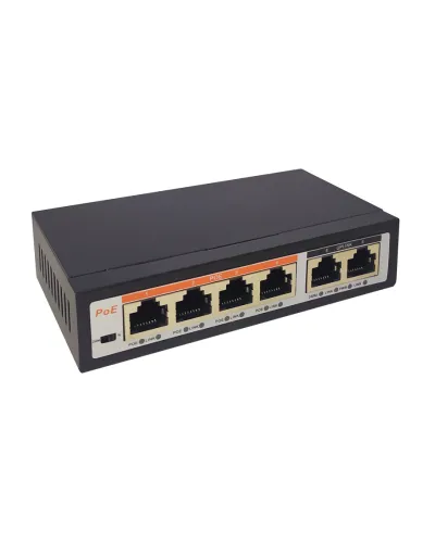 TI-204P, SIP коммутатор. Коммутатор с питанием по PoE. True-IP в Хабаровске