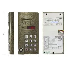 БВД-SM101TCPL. Вызывная панель цветная. VIZIT
