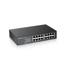 GS1100-16-EU0103F. Коммутатор 16xGE, rack 19, бесшумный. ZYXEL