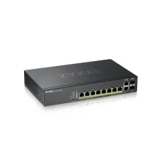 GS2220-10HP-EU0101F. Гибридный L2 коммутатор PoE+. ZYXEL