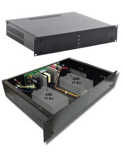 СКАТ-1200И7 RACK (СКАТ ИБП-12/5-2x17-RACK) (2142). Источник вторичного электропитания резервированный. Бастион в Хабаровске