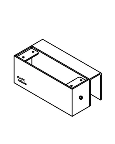 DBA-101 Glass Comfort. Комплект монтажный для цельностеклянной створки, для совместной работы с замком DB100.. dormakaba в Хабаровске
