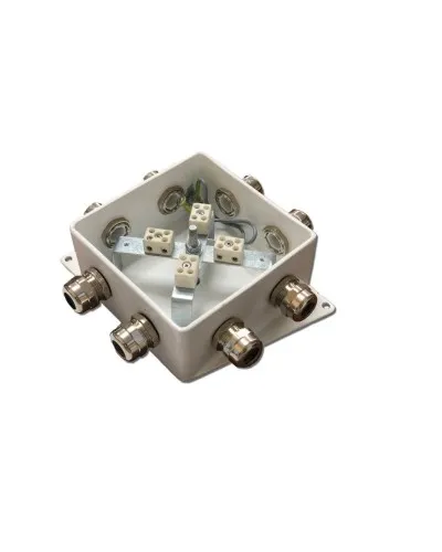 КМ-О (8к)-IP66-120х120, четыре ввода. Коробка монтажная огнестойкая. Гефест в Хабаровске