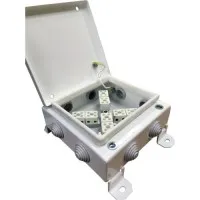 КМ-О (12к*6,0)-IP55-1212, 8 вводов: Коробка монтажная огнестойкая