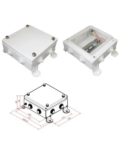 КМ IP55-1515. Коробка монтажная электротехническая. Гефест в Хабаровске