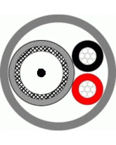 КВК-П-3ф 2х0,5 (черный) (Паритет). Кабель комбинированный для систем видеонаблюдения. Паритет в Хабаровске