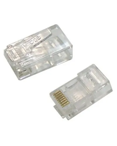 RJ-45 джек (8P8C) (100 шт). Разъем RJ-45. Прочие зарубежные в Хабаровске