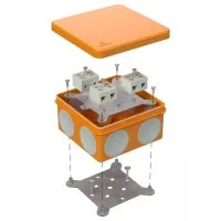 Коробка огнестойкая 100х100х50 (60-0300-FR10.0-6). Коробка огнестойкая для открытой установки. Промрукав