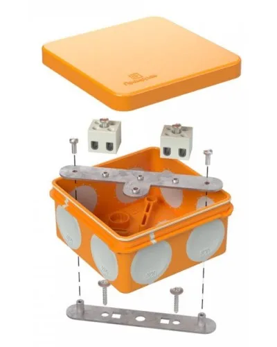 Коробка огнестойкая 80х80х40 (60-0210-FR2.5-6). Коробка огнестойкая для открытой установки. Промрукав в Хабаровске