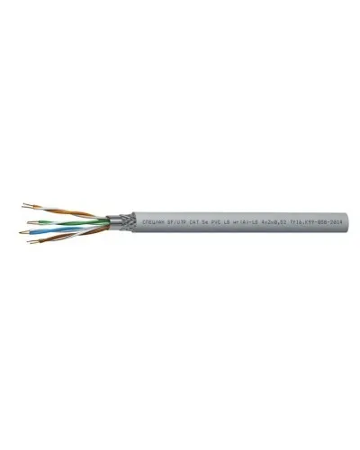 СПЕЦЛАН SF/UTP Cat 5e PVC LSнг(А)-LS 1х2х0,52. Кабель «витая пара» (LAN) для структурированных систем связи. Спецкабель в Хабаровске